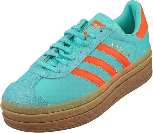 adidas Gazelle Bold Womens Shoes Size 8, Color: Grey/White-Grey in Saudi Arabia