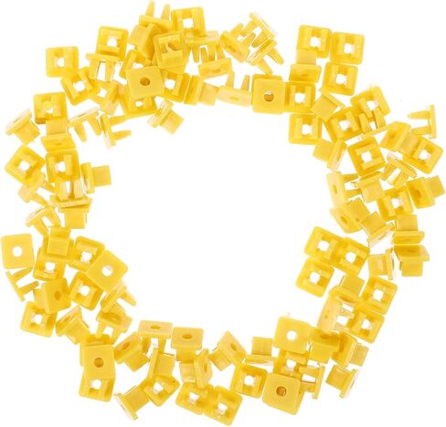 HEALLILY 100pcs Car Guard Plate Screw Clip Plastic Fasteners Bumper Cover Retainer in Saudi Arabia