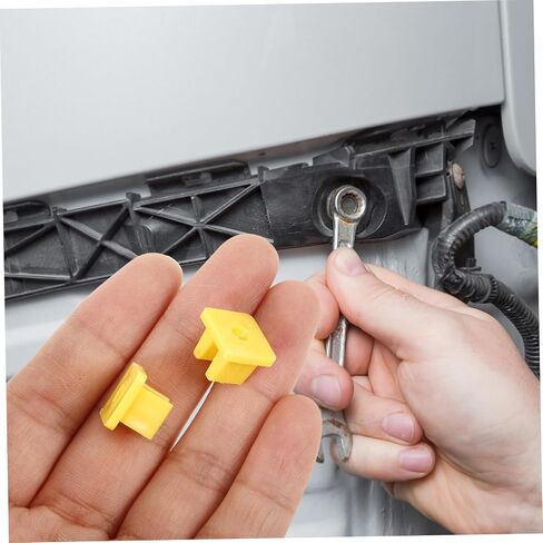 HEALLILY 100pcs Car Guard Plate Screw Clip Plastic Fasteners Bumper Cover Retainer in Saudi Arabia