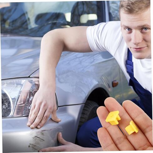 HEALLILY 100pcs Car Guard Plate Screw Clip Plastic Fasteners Bumper Cover Retainer in Saudi Arabia
