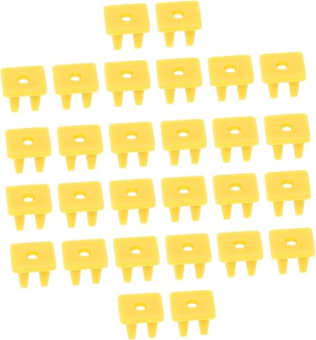 unoymor 100pcs لوحة المحرك صفيحة المحرك مقاطع ثقب المربعة لمصدات ترخيص مصدات السحابات السيارات لنماذج متوافقة مع التعلق الآمن in Saudi Arabia