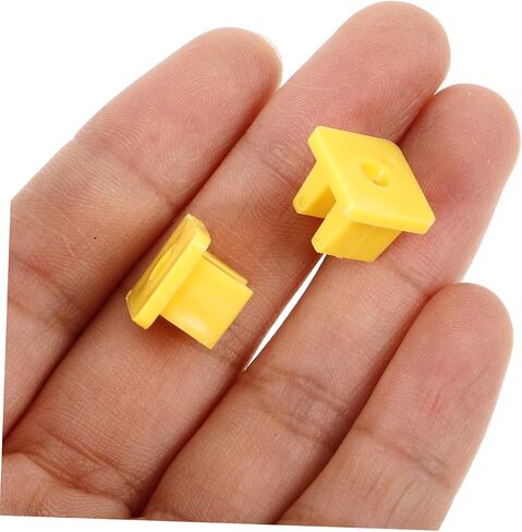 unoymor 100pcs لوحة المحرك صفيحة المحرك مقاطع ثقب المربعة لمصدات ترخيص مصدات السحابات السيارات لنماذج متوافقة مع التعلق الآمن in Saudi Arabia
