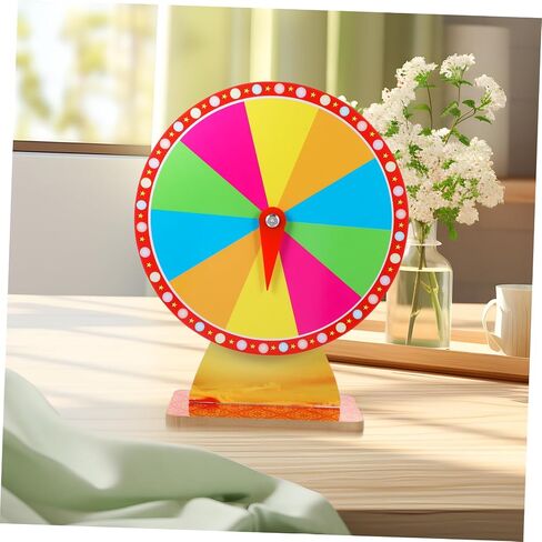 GLEAVI Rotatable Roulette Wheel Game Prop Fortune Spinning Wheel for Parties Carnival Events and Family Gatherings Design with Exciting Gameplay in Saudi Arabia