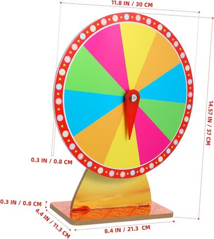 GLEAVI Rotatable Roulette Wheel Game Prop Fortune Spinning Wheel for Parties Carnival Events and Family Gatherings Design with Exciting Gameplay in Saudi Arabia
