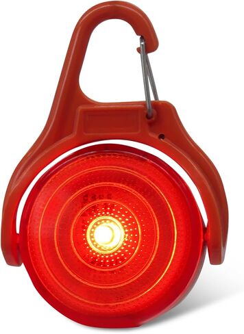 Rechargeable Safety Light | Water Reistant Bright LED Clip-On Flashing Light for Dog Walking, Running and Outdoor Activities (Green) in Saudi Arabia