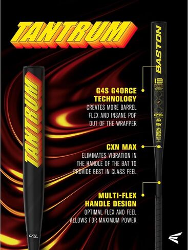 Easton | 2025 | Tantrum Slowpitch Softball Bat | USSSA | 13" Barrel | Loaded | 2-Piece in Kuwait