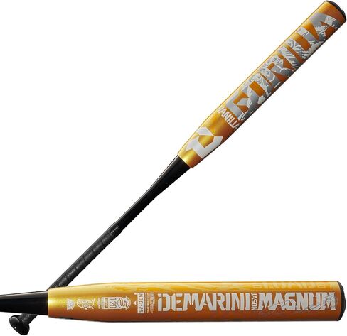 DeMarini 2025 Jason Magnum Signature Nautalai Gold Vanilla Gorilla Slowpitch Bat - 34"/24 oz in Saudi Arabia