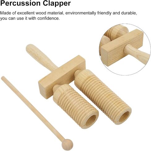 الصينية الخشبية الأسطوانة clapper treble bass الإيقاع الآلات الموسيقية للتدريب على الإيقاع مع عصا يطرق in Saudi Arabia