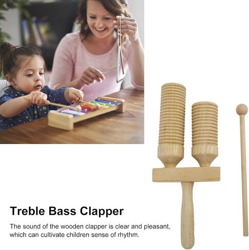 الصينية الخشبية الأسطوانة clapper treble bass الإيقاع الآلات الموسيقية للتدريب على الإيقاع مع عصا يطرق in Saudi Arabia