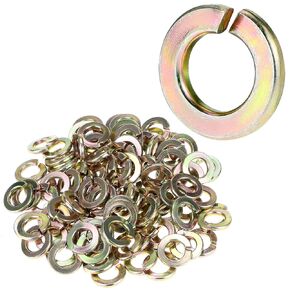 Qwork Split Lock Washer ، 3/8 "الصف الثامن من خلال غسالة فولاذية ملموسة ، 100 حزمة in Kuwait