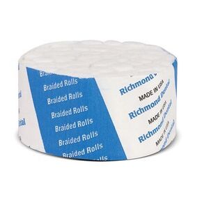 7540770 PT# 201208 Roll Cotton Medium 6x3/8" Braided NS 200/Bx Made by Richmond Company in Kuwait