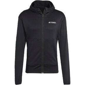 adidas Xperior Light Fleece Hooded Jacket Men's, Black, Size M in Saudi Arabia