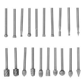 20pcs عالي السرعة الصلب ملف دوار DIY طحن رأس مجموعة ملحق لرجال الخشب in Kuwait