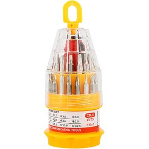 31 in 1 Screwdriver Set, Mini Repair Tool Kit, 45#Carbon Steel Electronics Repair Kit Tools for Mobile Phone, Computer, Watch, Glasses. in Saudi Arabia