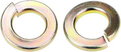 QWORK Split Lock Washer, 3/8" Grade 8 Thru-Hardened Steel Washer, 100 Pack in Saudi Arabia