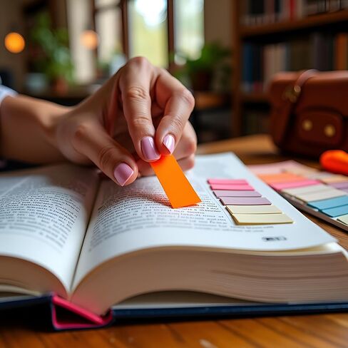 200 PCS علامات تبويب فهرس لزجة ، علامات تبويب الكتب القابلة للكتابة وقابلة لإعادة وضعها ، وعلامات الصفحة ملاحظات علامات تبويب فهرس لتصنيف الصفحة ، وملاحظات الملاحظات الذاتية ووسادات الكتابة (البرتقالي) in Kuwait