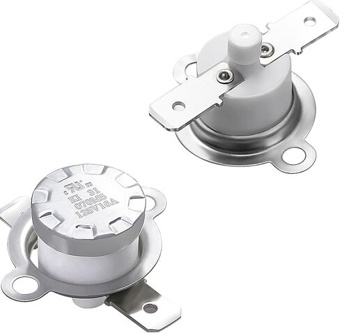 UL/CUL يدوي إعادة تعيين التبديل التبديل الترموستات استبدال KSD301 125V 16A مفتاح التحكم في درجة الحرارة ، 70 درجة مئوية/158 درجة فهرنه in Kuwait