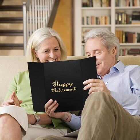 Holkcog Black Gold Retirement Party Decorations ، Gold Gold Giant Happy Retirement Fun Beach Beach تحت عنوان كتاب حفل التقاعد ، أفضل هدايا التقاعد للنساء ، لوحات توقيع التقاعد ... in Kuwait