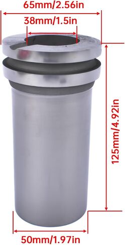 Getanye ترقية فرن ذوبان الذهب 3 كجم 1500W 1100 درجة مئوية/2012 درجة فهرنهايت ، فرن الصب المعدني عالي درجة الحرارة المدمجة مع بوتقة الجرافيت لصهر الخردة المعدنية النحاسية من الألمنيوم الصهر in Kuwait