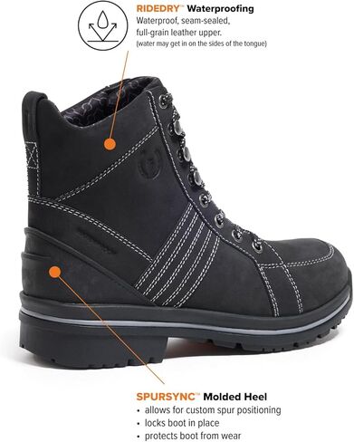 Kerrits Trail Blazer Lace Up Boot Black/Black Size: 9M in Saudi Arabia