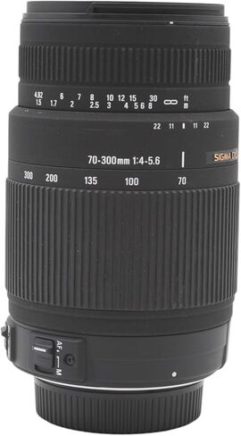 سيجما 70-300 ملم f4-5.6 DG OS عدسة بصرية ثابتة لكاميرات كانون الرقمية والأفلام اس ال ار in Kuwait