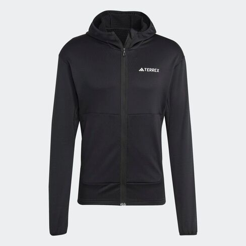 adidas Xperior Light Fleece Hooded Jacket Men's, Black, Size M in Saudi Arabia
