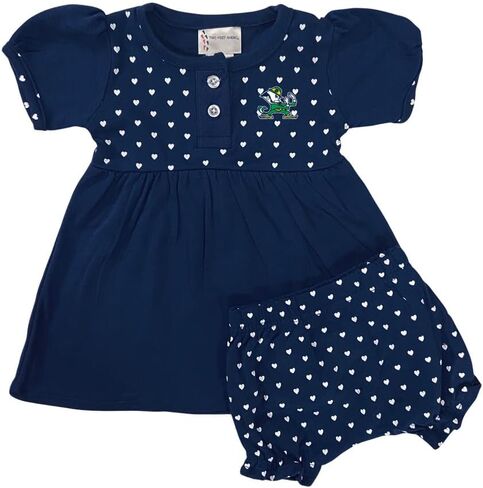 Two Feet Ahead Baby Girl Hearts Dress with Bloomers Shorts Newborn Baby Sizes 0-3M 6M 12M in Kuwait