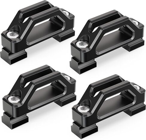 MZS Tie Down Anchors Bed Cleats T Slot Nuts Compatible with Tacoma Tundra Ram 1500 Gladiator Truck Deck Rail System for Cargo Trailer, Replace PT278-35160 PT278-35112 PT278-35111 Red 6Pcs in Saudi Arabia