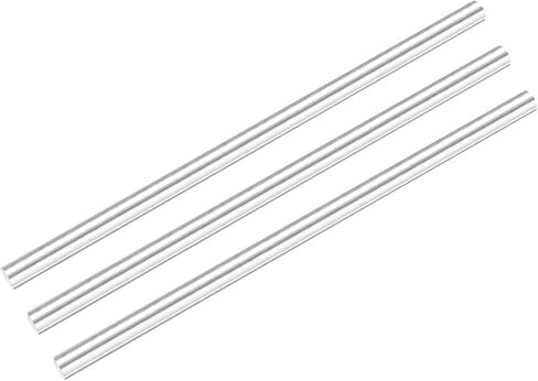Dmiotech 3 PCS قضبان الألومنيوم ، 15/32 "DIA 12" قضيب مستدير صلب طويل 6061 قضيب مخرطة مقذو in Saudi Arabia