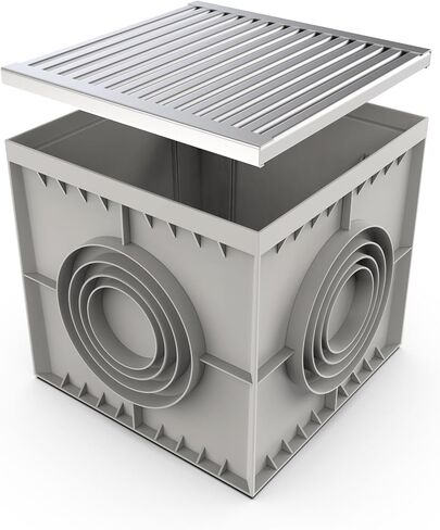 Vodaland - 22x22 inch Stainless Steel Catch Basin ADA/Heel Proof C class Package in Saudi Arabia