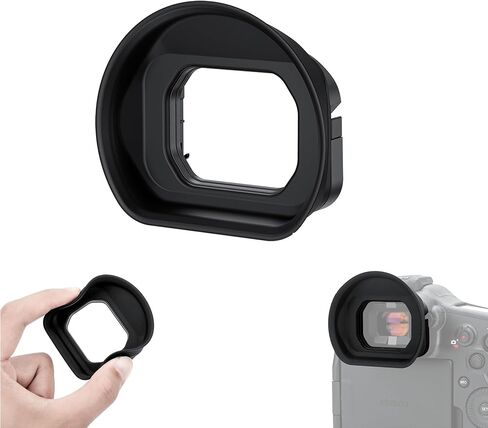 JJC ER-1 Extended Eyecup Eyepeice Viewfinder for Canon EOS R1 Camera, Soft Silicone Eye Cup Replaces Canon ER-i, Provides Comfortable Viewfinding in Kuwait