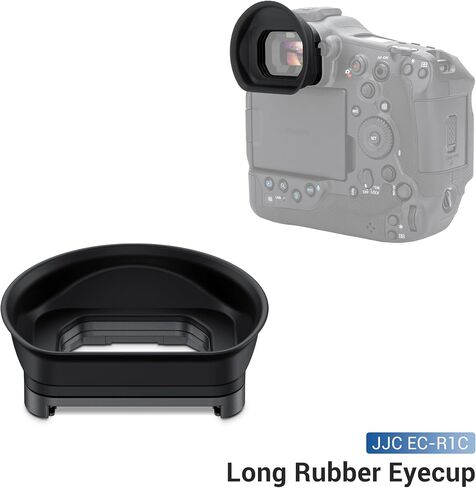 JJC ER-1 Extended Eyecup Eyepeice Viewfinder for Canon EOS R1 Camera, Soft Silicone Eye Cup Replaces Canon ER-i, Provides Comfortable Viewfinding in Kuwait
