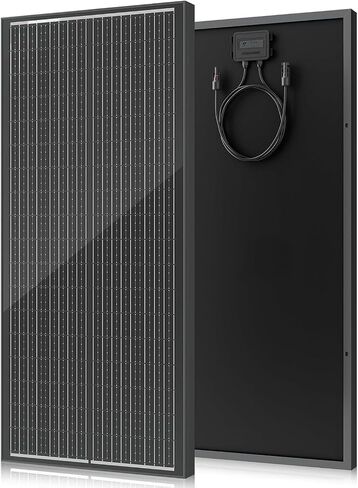 18BB 100 Watt Solar Panel, N-Type 12V 100W Solar Panel, 25% High Efficiency Monocrystalline PV Modules for RV, Marine, Rooftop, Farm, Trailer, Home Off-Grid System in Kuwait
