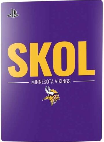 Skinit Skinit Gaming Gaming Skin متوافق مع حزمة PS5 - NFL Minnesota Vikings مرخصة رسميًا in Kuwait