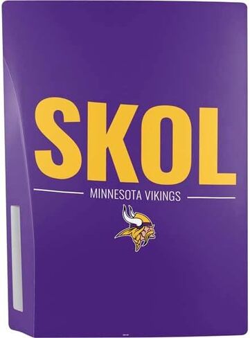 Skinit Skinit Gaming Gaming Skin متوافق مع حزمة PS5 - NFL Minnesota Vikings مرخصة رسميًا in Kuwait