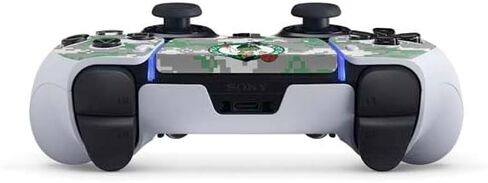 ألعاب Skinit Scenit Maming Skin متوافقة مع PS5 DualSense Edge Pro Controller - NBA Boston Celtics Green Primary Logo Design in Kuwait