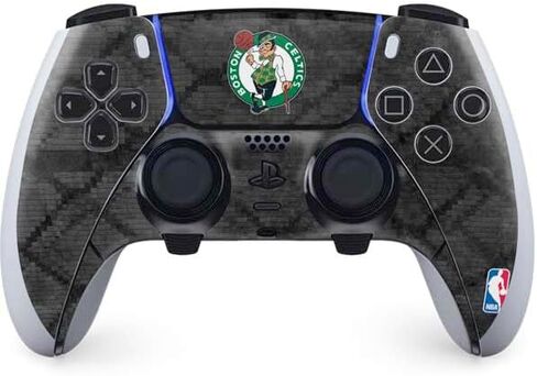 ألعاب Skinit Scenit Maming Skin متوافقة مع PS5 DualSense Edge Pro Controller - NBA Boston Celtics Green Primary Logo Design in Kuwait