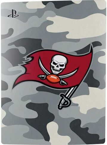 Skinit Decal Gaming Skin Compatible with PS5 Bundle - Officially Licensed NFL Tampa Bay Buccaneers Design in Kuwait