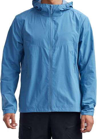 KAILAS Men's Running Jacket Windbreakers Sun Protection Rain Jacket Ultralight Hooded for Hiking Traveling in Saudi Arabia
