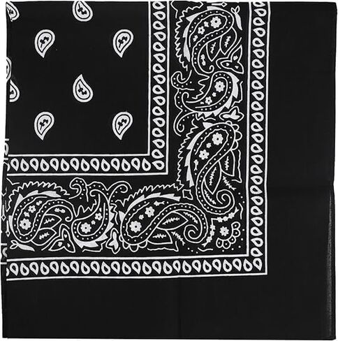 22 "x22" 100 ٪ من القطن بيزلي المطبوعة عصابات كبيرة الأزياء السميكة أزياء أزياء الأزياء للرجال والنساء in Kuwait