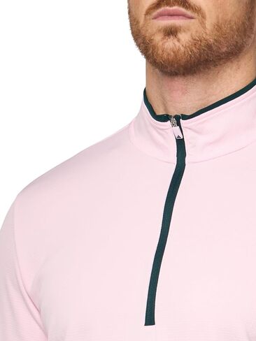 adidas Men's UPF Lightweight Quarter-Zip Pullover in Saudi Arabia