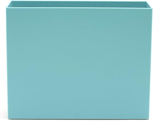 Poppin Hanging File Organizer - File Folder Organizer for Hanging Files, Open Top Design for Easy Access, Lacquer-Like Finish, Stylish Design, Ideal File Organizer for Desk (White) in Saudi Arabia