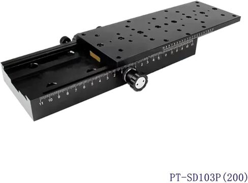 المرحلة الخطية اليدوية المحطة الخطية 75mm/200mm x المرحلة الخطية المحور ، منصة محطة الإزاحة اليدوية ترجمة المرحلة البصرية الجدول الانزلاق PT-SD103P (PT-SD103P (200)) in Saudi Arabia