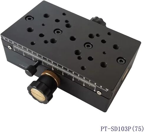 المرحلة الخطية اليدوية المحطة الخطية 75mm/200mm x المرحلة الخطية المحور ، منصة محطة الإزاحة اليدوية ترجمة المرحلة البصرية الجدول الانزلاق PT-SD103P (PT-SD103P (200)) in Saudi Arabia