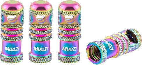 Mountain Bike Tire Presta Valve Stem Caps with Valve Core Removing Function Tool, Red in Saudi Arabia