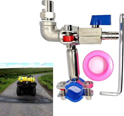 طقم فوهة البخاخات العالمي للازدحام لـ ATV/UTV ، طرف رذاذ قابل للتعديل من الفولاذ المقاوم للصدأ ، مثالي للمزرعة ، العشب ، رش المراعي in Kuwait