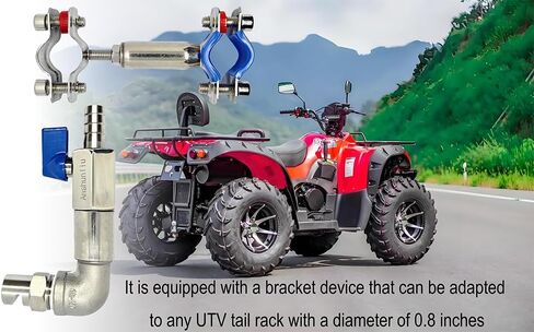 طقم فوهة البخاخات العالمي للازدحام لـ ATV/UTV ، طرف رذاذ قابل للتعديل من الفولاذ المقاوم للصدأ ، مثالي للمزرعة ، العشب ، رش المراعي in Kuwait