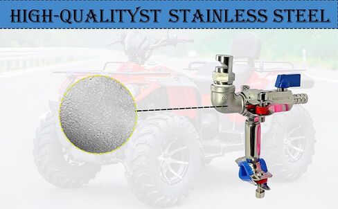 طقم فوهة البخاخات العالمي للازدحام لـ ATV/UTV ، طرف رذاذ قابل للتعديل من الفولاذ المقاوم للصدأ ، مثالي للمزرعة ، العشب ، رش المراعي in Kuwait