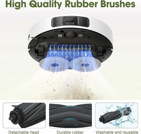 21pcs قطع الغيار لـ Dreame X30 Ultra / L10S Ultra Gen2 / L10S Pro Ultra Heat ، مجموعة ملحقات لـ Mova E30 ، تشمل الفرشاة الرئيسية المزدوجة ، مرشحات HEPA ، وسادات الممسحة ، والفرش الجانبية ، وحقيبة الغبار in Kuwait