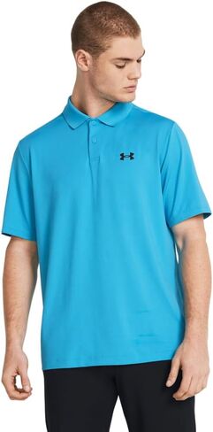 Under Armour Men's 3.0 Polo Downpour Gray/Midnight Navy Small in Saudi Arabia